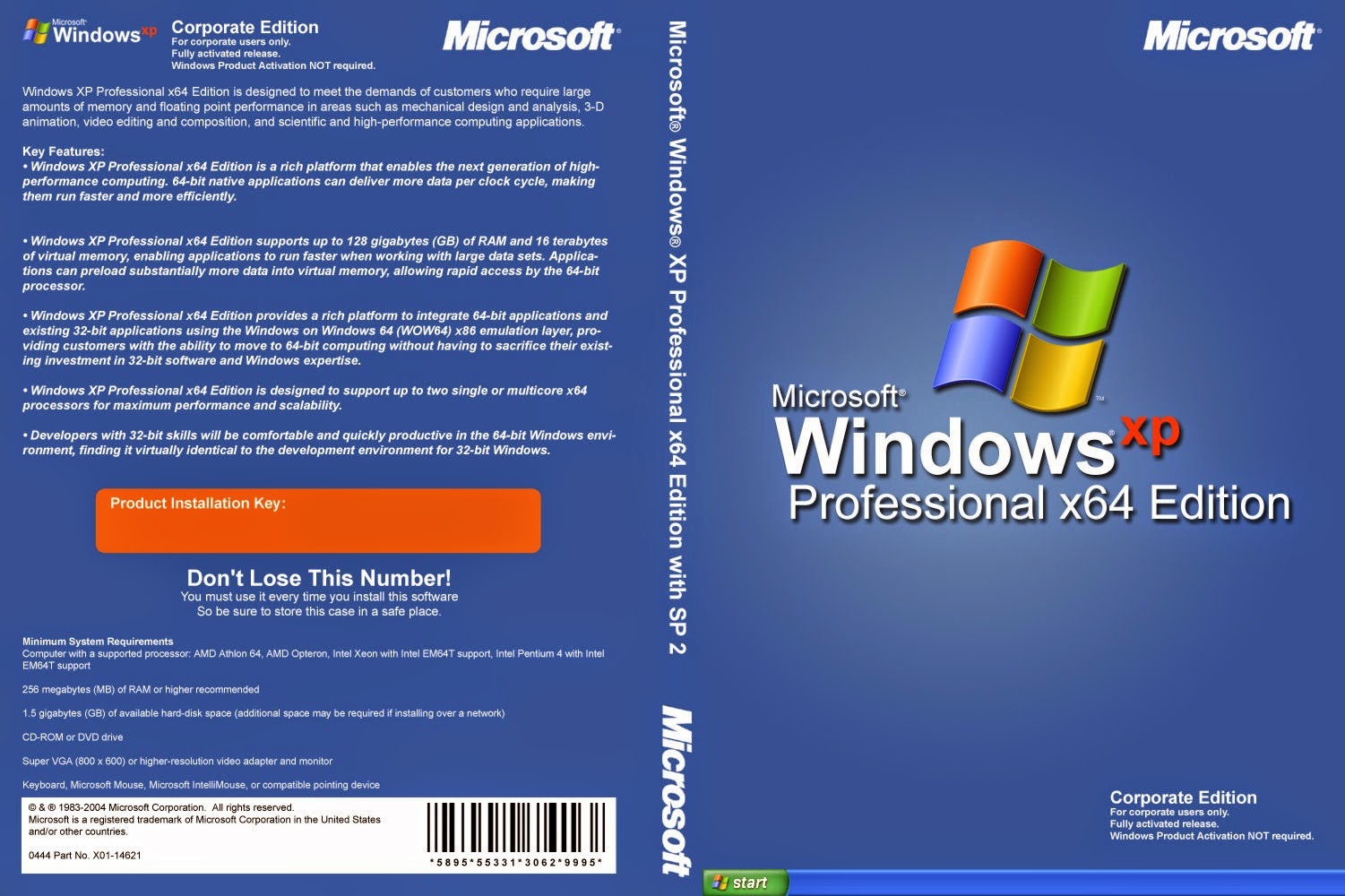 Windows xp service pack 1 2 3